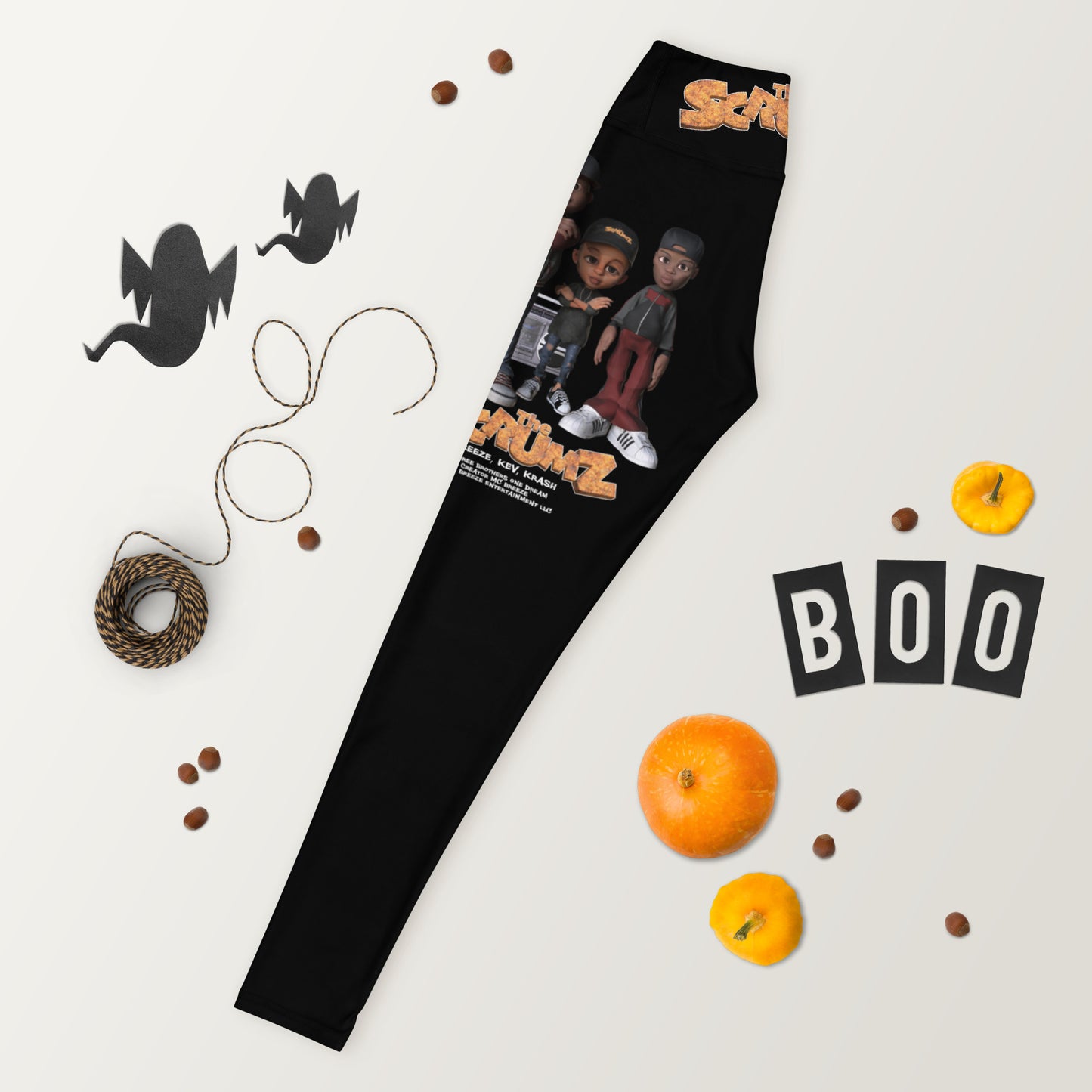 The Scrumz Black Yoga Leggings