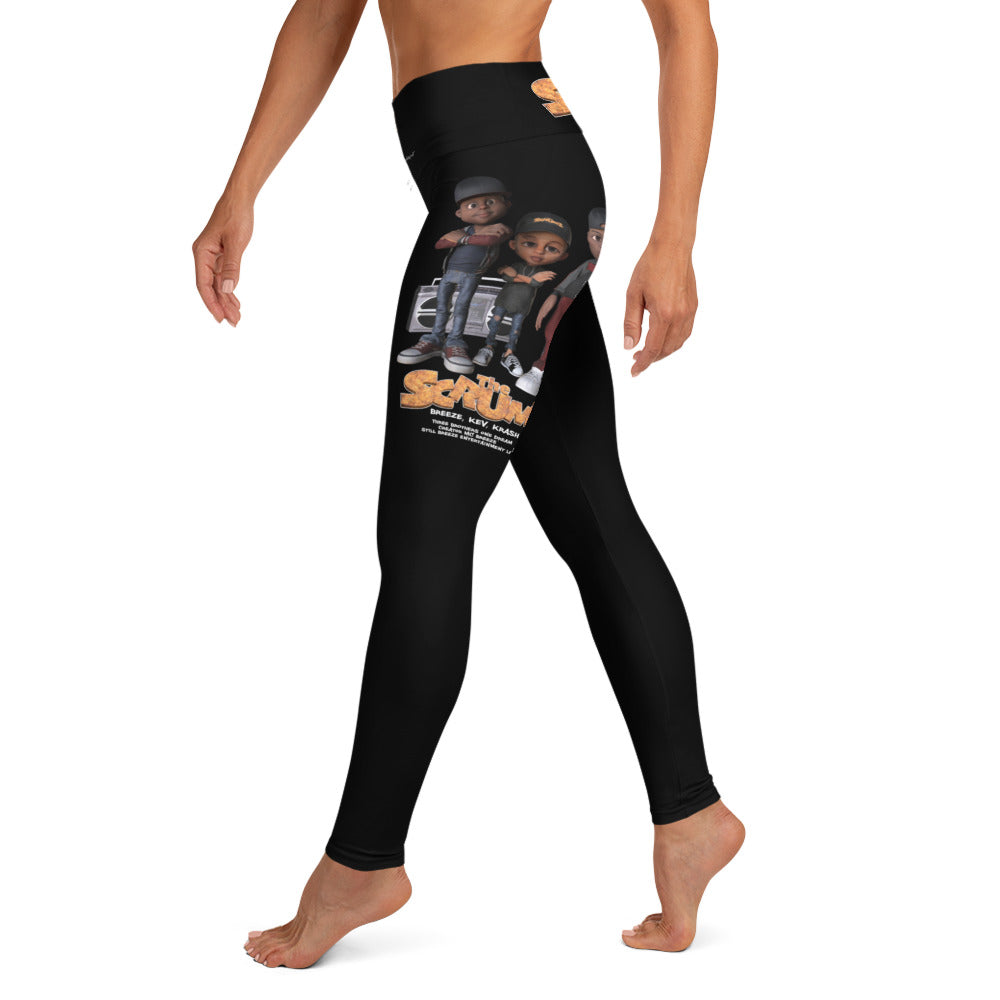 The Scrumz Black Yoga Leggings