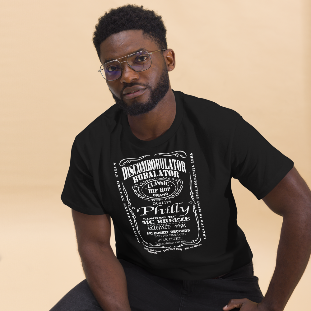 Black and White Jack Daniels Banned Discombobulatorbubalator T-shirt